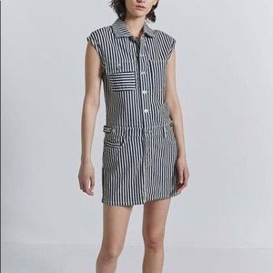 CURRENT/ELLIOTT The Sleeveless Jumpsuit Dress A911